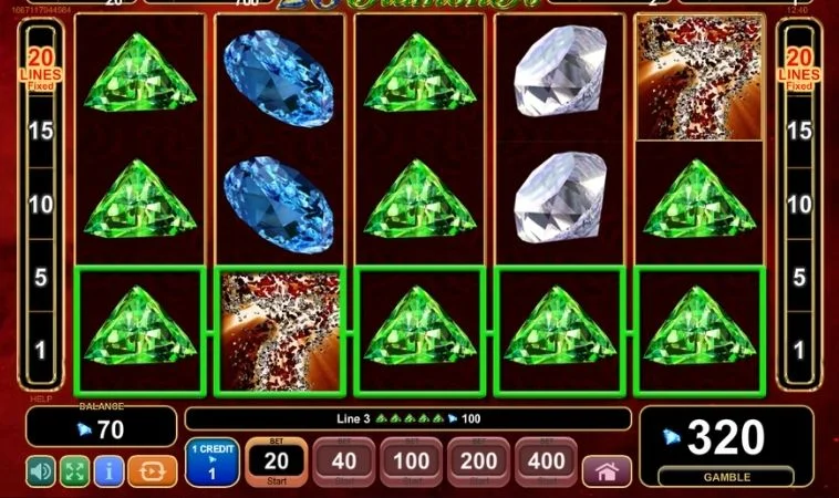 Giao diện chơi Kim Cương tại Bet88